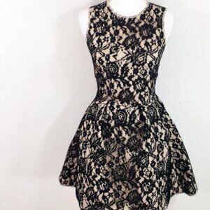 black mini dress - sexy black dress. 2014 H&M black lace dress